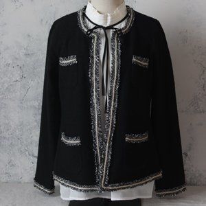 KARL LAGERFELD blouse + jacket/ blazer